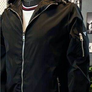 Prada Men's Black Jacket large Reversible